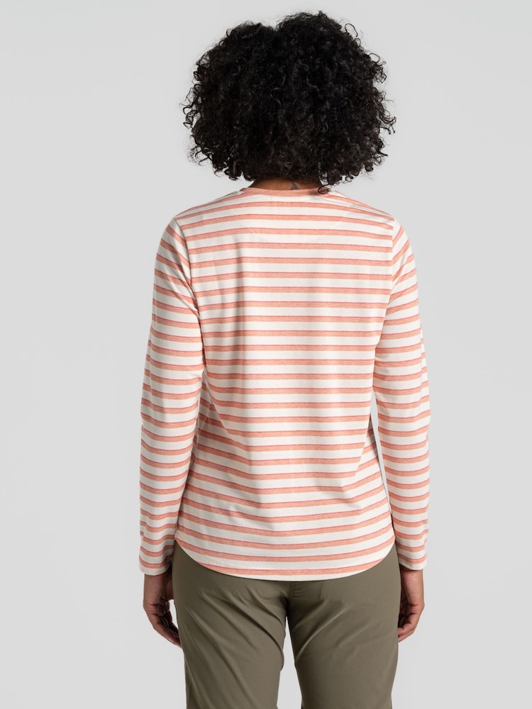 Craghoppers Nosi Life Akona Long Sleeve Brown Top - Image 2 of 4