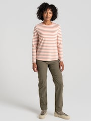 Craghoppers Nosi Life Akona Long Sleeve Brown Top - Image 3 of 4