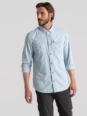 Craghoppers Blue Nosi Life Adventure III Long Sleeve Shirt - Image 5 of 7