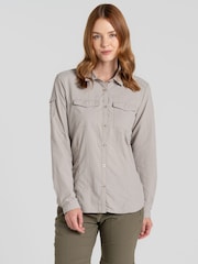 Craghoppers Nosi Life Adventure III Brown Long Sleeve Shirt - Image 3 of 10