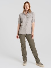 Craghoppers Nosi Life Adventure III Brown Long Sleeve Shirt - Image 4 of 10