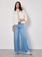 Apricot Cream Pocket Denim Jacket - Image 2 of 4
