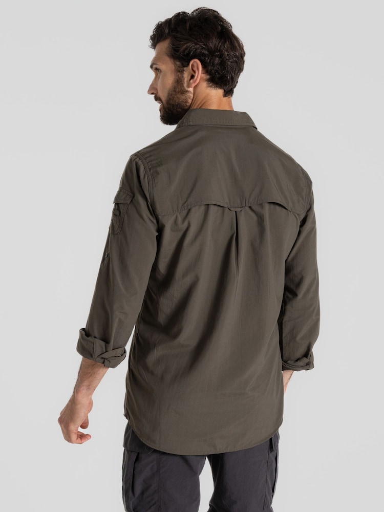 Craghoppers Green Nosi Life Adventure III Long Sleeve Shirt - Image 2 of 7