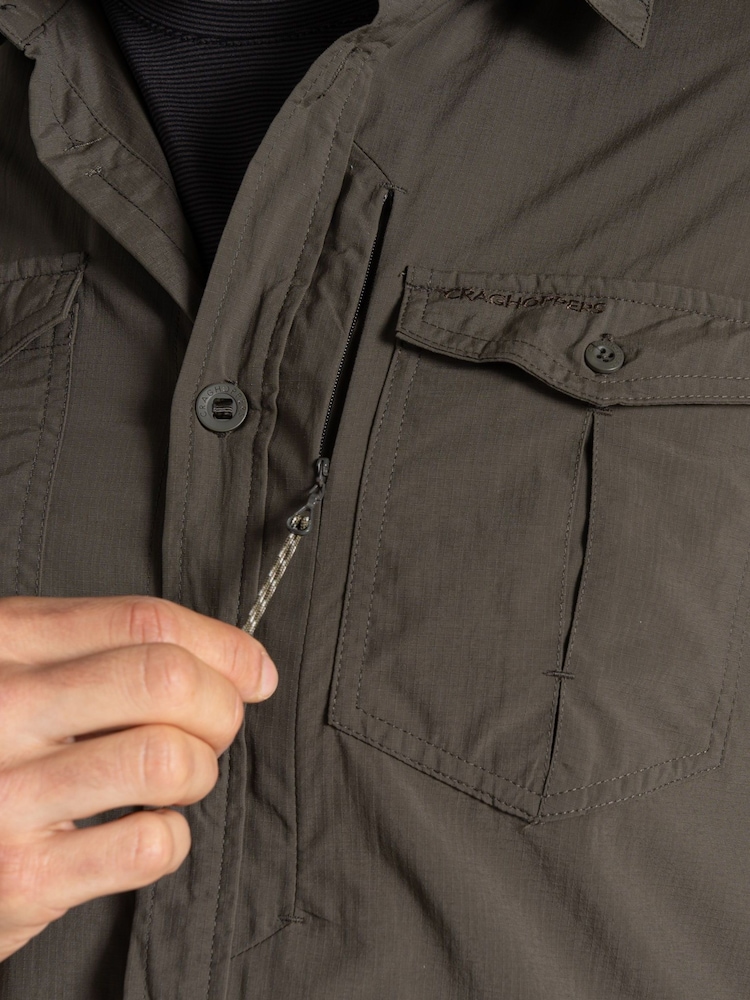 Craghoppers Green Nosi Life Adventure III Long Sleeve Shirt - Image 7 of 7
