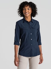 Craghoppers Blue Nosi Life Adventure III Long Sleeve Shirt - Image 1 of 10