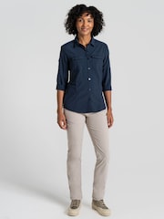Craghoppers Blue Nosi Life Adventure III Long Sleeve Shirt - Image 3 of 10