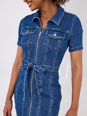 Joe Browns Vintage Zip Front Denim Dress - Imagen 3 de 5