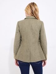 Joe Browns Green Petite Heritage Corsage Tweed Jacket - Image 4 of 7