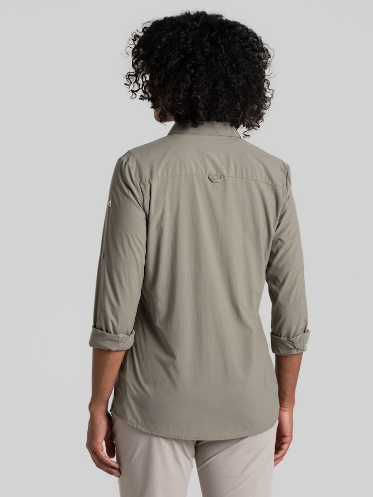 Craghoppers Green Nosi Life Freeda Long Sleeve Shirt - Image 2 of 6