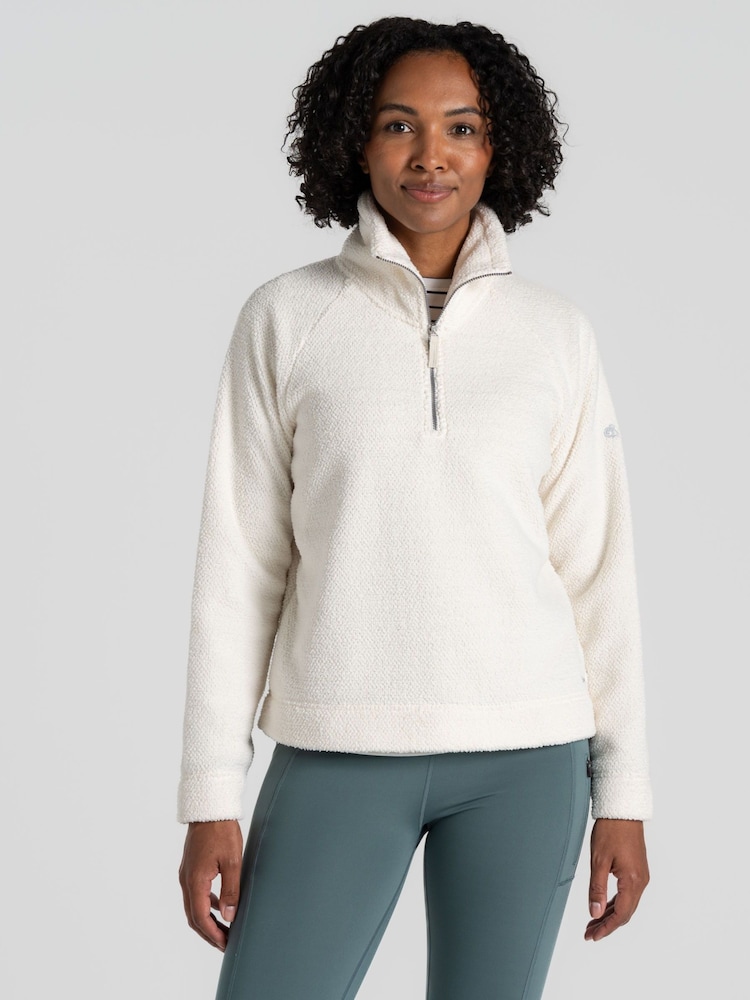 Craghoppers Cream Raya Half Zip Fleece - Image 1 of 5