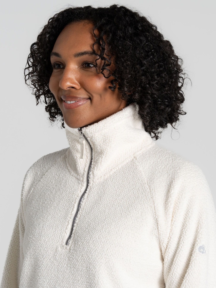 Craghoppers Cream Raya Half Zip Fleece - Image 5 of 5
