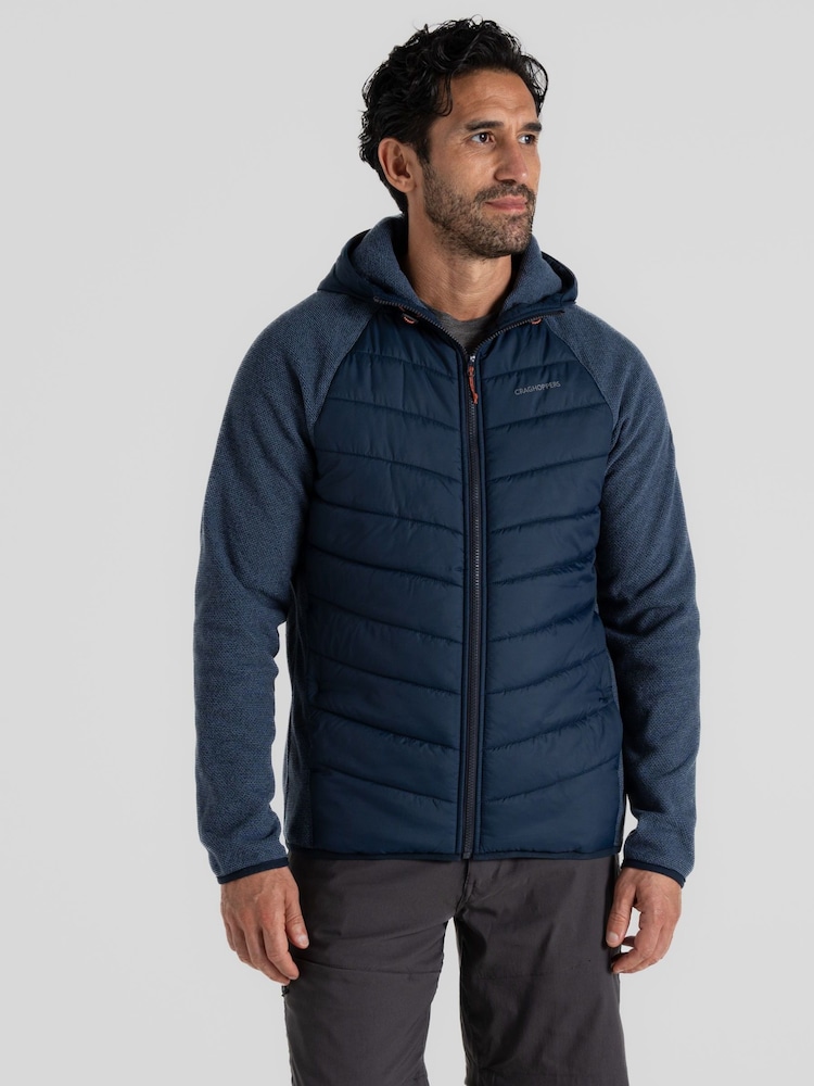 Craghoppers Blue Vamos Hybrid Fleece Jacket - Image 1 of 5