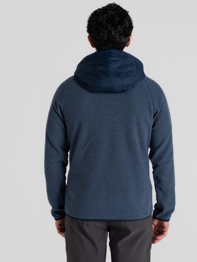 Craghoppers Blue Vamos Hybrid Fleece Jacket - Image 2 of 5 Craghoppers Blue Vamos Hybrid Fleece Jacket - Image 2 of 5