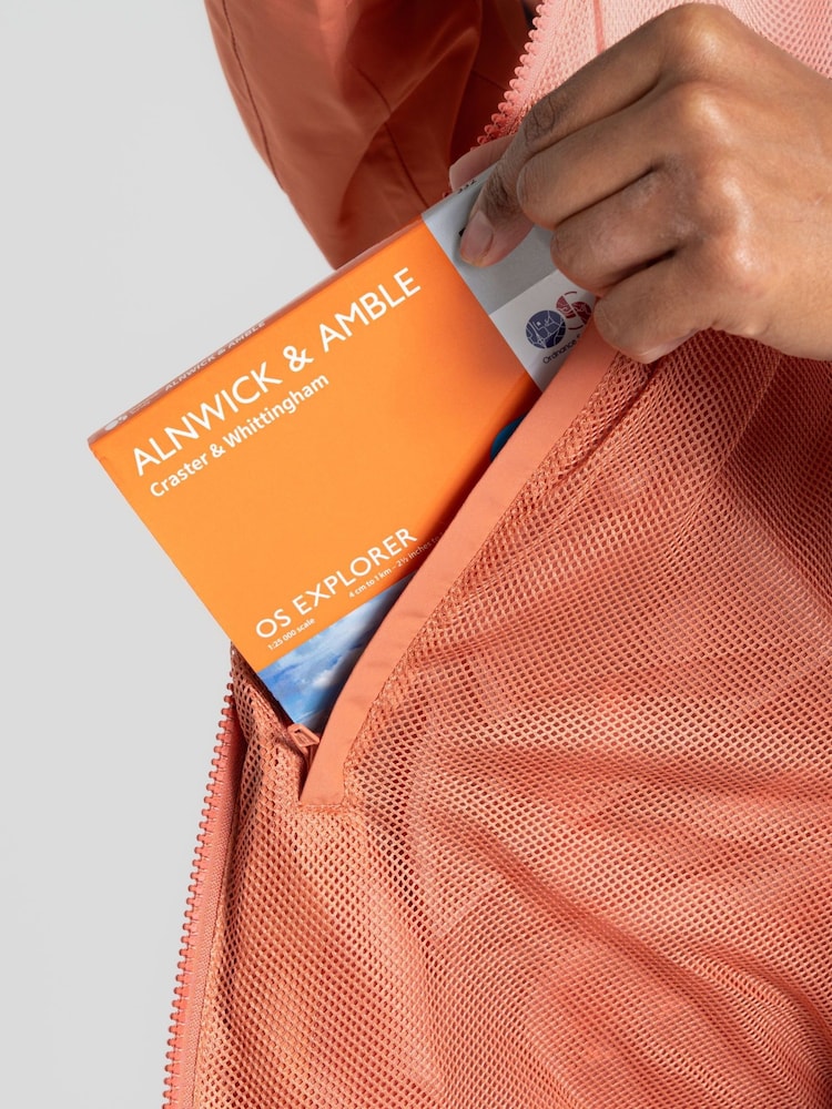Craghoppers Orange Solla Waterproof Jacket - Image 7 of 7