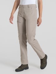 Craghoppers Nosi Life Pro Convertible Brown Trousers - Image 1 of 7