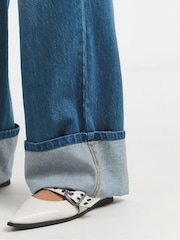 Simply Be Straight Leg Turn Up Denim Jeans - Bild 5 von 5