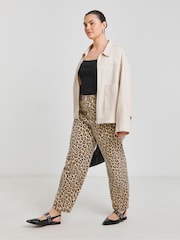Simply Be Natural Cropped Utility 100% Cotton Jacket - Image 2 of 4