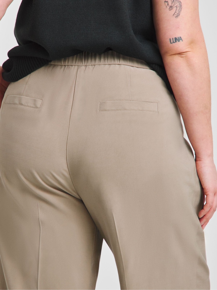 Simply Be Tab Detail Wide Leg Trousers - Image 5 of 6