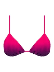 Chantelle Pink Pulp Non Wired Textured Triangle Bikini Top - Image 5 of 5