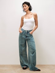 Apricot Blue Ellie Wide Boyfriend Jeans - Image 2 of 6