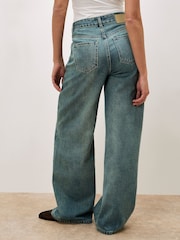 Apricot Blue Ellie Wide Boyfriend Jeans - Image 3 of 6
