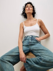 Apricot Blue Ellie Wide Boyfriend Jeans - Image 5 of 6