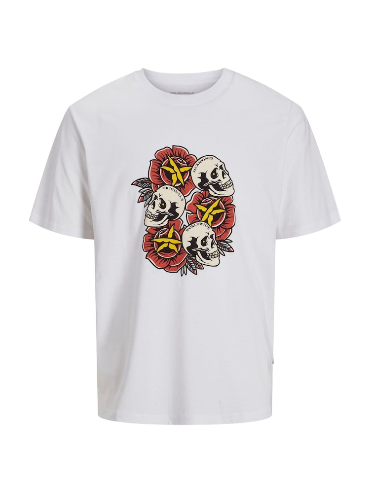JJSKULL Rock Tee SS Crew Neck Jnr, T-Shirt