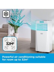 Black & Decker White 9000 BTU 3-in-1 Smart Air Conditioner - Image 3 of 8