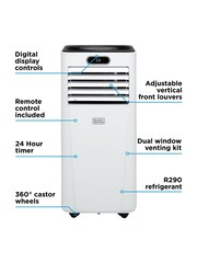 Black & Decker White 9000 BTU 3-in-1 Smart Air Conditioner - Image 5 of 8