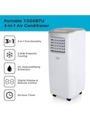 Black & Decker White 7000 BTU 3-in-1 Air Conditioner - Image 2 of 8