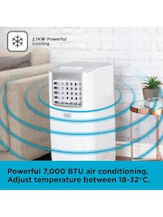 Black & Decker White 7000 BTU 3-in-1 Air Conditioner - Image 4 of 8