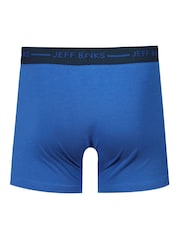 Jeff Banks Blue Low Rise Cotton Fashion Stripe Trunks 3Pack - Image 5 of 7