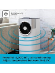 Black & Decker White 12,000 BTU 3-in-1 Air Conditioner - Image 4 of 8