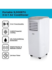 Black & Decker White 9000 BTU 3-in-1 Air Conditioner - Image 2 of 8