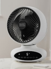 Black & Decker White 9” Air Circulation Desk Fan - Image 1 of 8