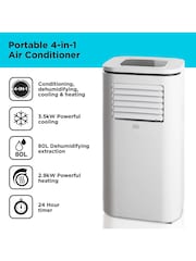 Black & Decker White 12,000 BTU 4-in-1 Air Conditioner - Image 2 of 8