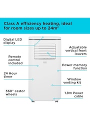 Black & Decker White 12,000 BTU 4-in-1 Air Conditioner - Image 6 of 8