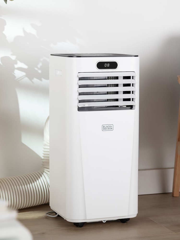 Black & Decker White 7000 BTU 3-in-1 Smart Air Conditioner - Image 1 of 8