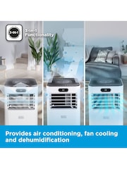 Black & Decker White 7000 BTU 3-in-1 Smart Air Conditioner - Image 4 of 8
