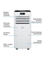 Black & Decker White 7000 BTU 3-in-1 Smart Air Conditioner - Image 5 of 8