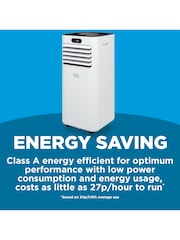 Black & Decker White 7000 BTU 3-in-1 Smart Air Conditioner - Image 7 of 8