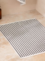 Yard Hebden Stripe 100% Cotton Bath Mat - Imagen 1 de 1