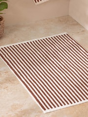 Yard Forest Hebden Stripe 100% Cotton Bath Mat - Image 1 of 5