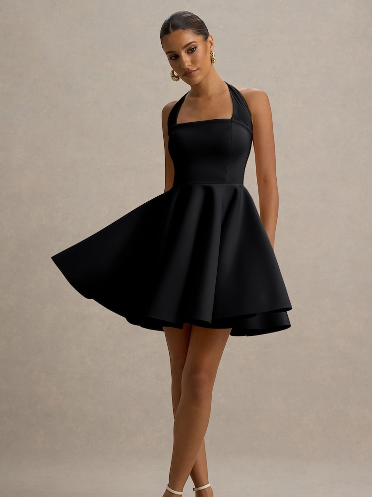 Club L London – Peggy – Neckholder-Skater-Minikleid - Bild 1 von 7