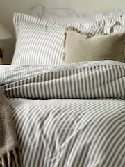 Yard Hebden Striped 100% Bumbac Husă pentru pilotă and Pillowcase Set - Imaginea 2 din 4
