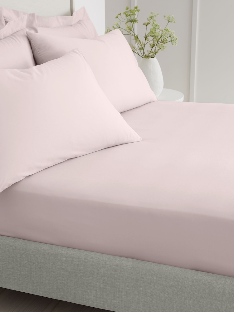 Bianca 200 Thread Count Cotton Percale Deep Fitted Deep Fitted Sheet - Imagen 2 de 4 Bianca 200 Thread Count Cotton Percale Deep Fitted Deep Fitted Sheet - Imagen 2 de 4
