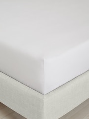 Bianca 200 Thread Count Cotton Percale Deep Fitted Sheet - Imagem 1 de 4