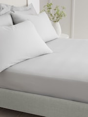 Bianca 200 Thread Count Cotton Percale Deep Fitted Sheet - Imagem 2 de 4