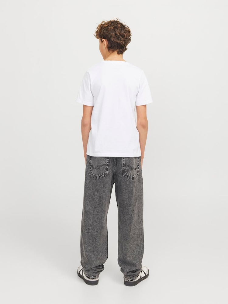 JACK & JONES Junior Chris Slim Fit Jeans - Image 4 of 7