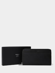 Osprey London Large The Deboss Leather Travel Black Wallet - Bild 1 von 3